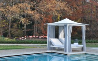 Pavillon Day Living im Garten