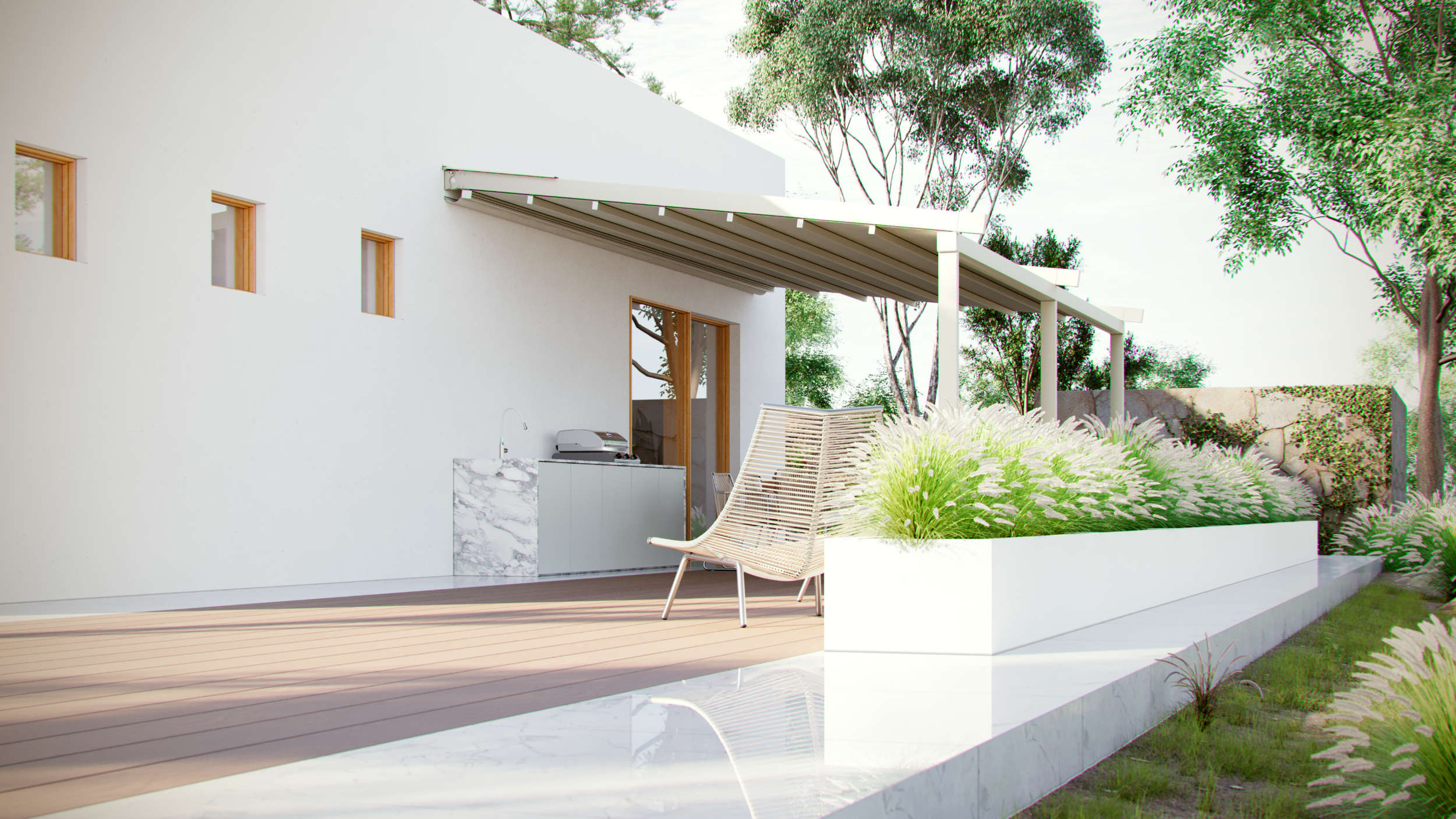 weisse Pergola Suite