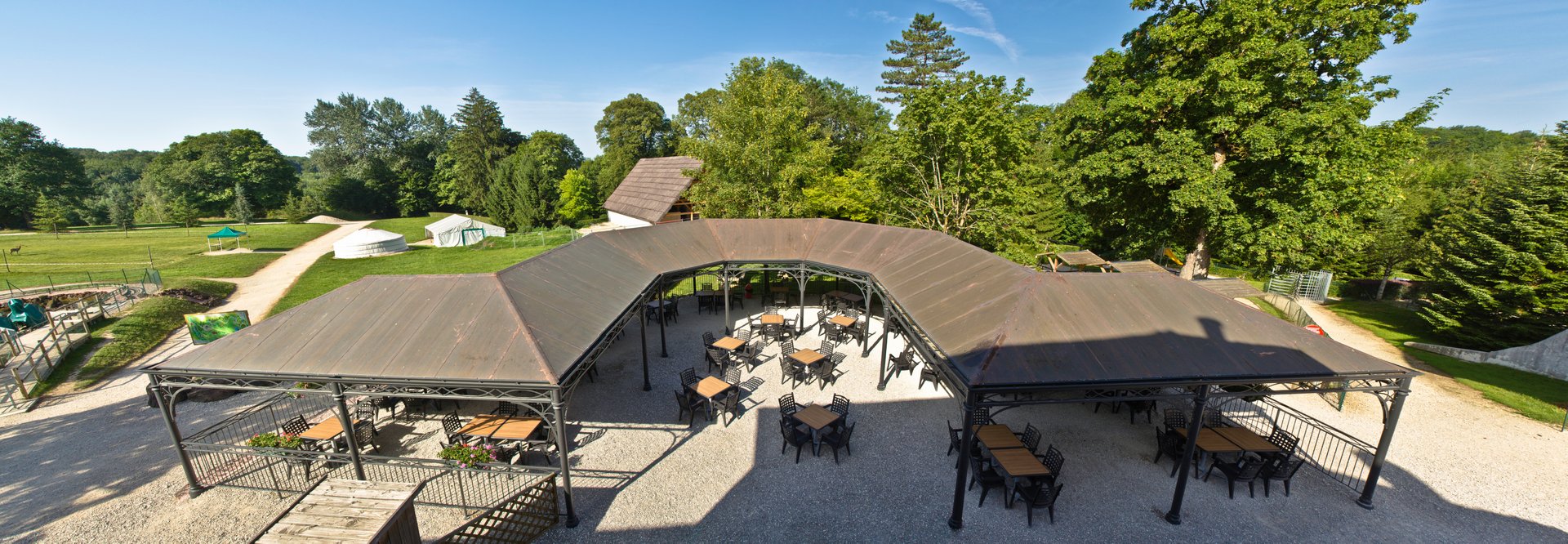 Pavillon Garten Terrasse