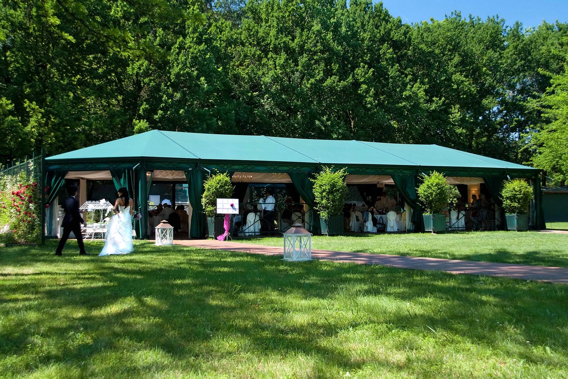 Pavillon Garten Terrasse